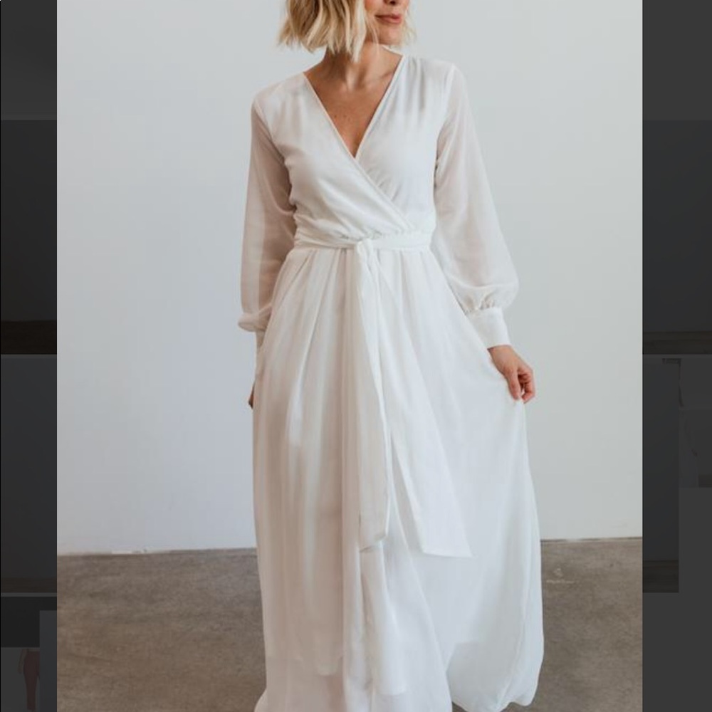 Baltic Born Lydia Off White Maxi Dress